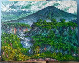 Lukisan ngarai Sianok