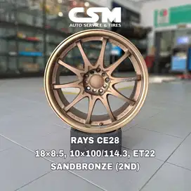 Velg Rays CE-28 (2nd) R18, Bronze. Cocok untuk Reborn, Venturer, Zenix
