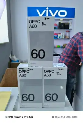 New Promo OPPO A60 8+8GB/256GB Resmi Segel