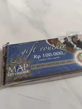 Jual voucher MAP 100 lembar