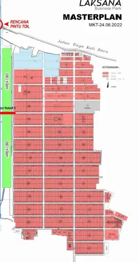 Dijual Cepat Kav Laksana Gandeng 4 Depan Belakang, 2 Utara 2 Selatan