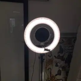 Ringlight besar kokoh bknus stand and cermin