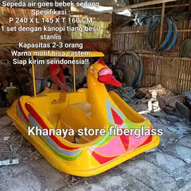 Sepeda air bebekkan sedang warna kuning/perahu wisata danau terbaru!!