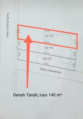DIJUAL CEPAT TANAH DI JL. RAYA LENTENG AGUNG