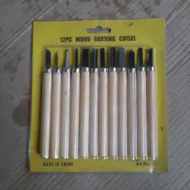 12 Pisau Bubut Kayu Set Mini Lathe Ukir