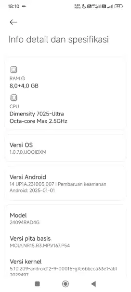 Redmi note 14 5G 8/256GB