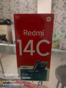Redmi 14C 6+6/128gb baru garansi resmi bisa TT Kredit