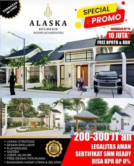 Jual Rumah Baru Cluster 299 Juta Type 34/69 GUMPANG - KARTOSURO