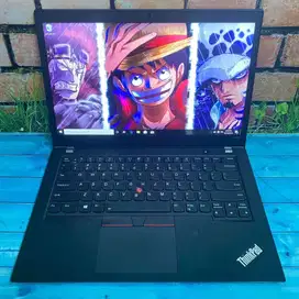 Slim Lenovo thinkpad T480s Core i7 Gen 8 Ram 8gb/256gb Mulus R-FC
