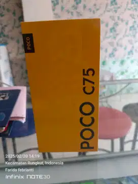 Poco C75 8+8/256gb baru garansi resmi bisa TT Kredit