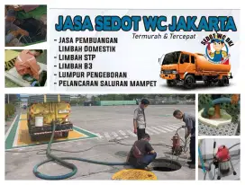SEDOT WC KURAS LUMPUR TINJA LIMBAH STP SERVIS MAMPET TUNTAS LANCAR