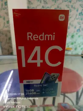 Redmi 14C 8+8/256gb baru garansi resmi bisa TT Kredit