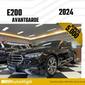 DP10% [Km5.000] E200 Exclusive 2024 Black Reg 2025 #AUTOHIGH