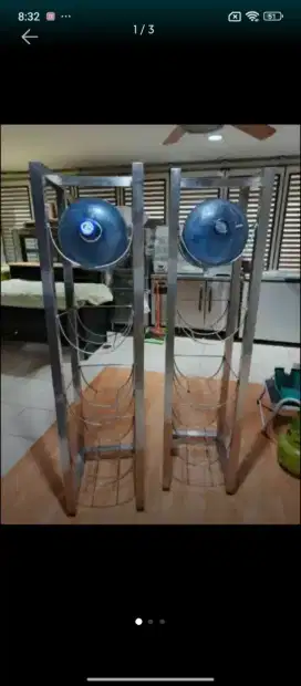 Promo bundling!!! Rak galon 2 pcs stainless 304