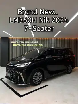 Lexus LM350H Hybrid AT 2024 Hitam B1426DZO 7-Seater
