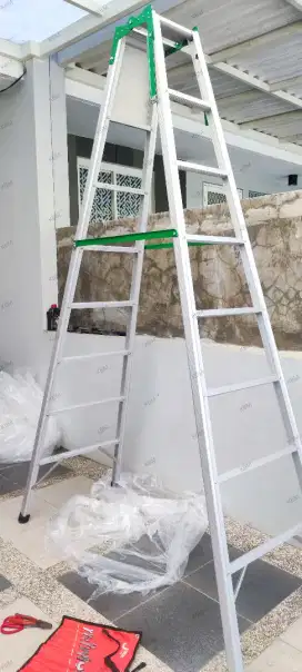 Tangga Lipat Aluminium Tebal Murah COD