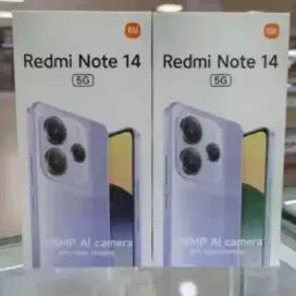 Xiaomi redmi note 14 5G 512gb ram 12gb dan8/256 resmi