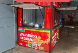 Jual booth kontener mielioner warmindo