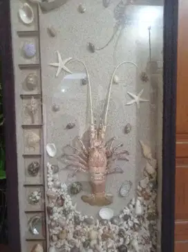 Pajangan dari pasir dan kerang