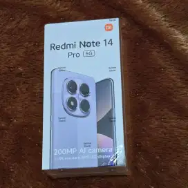 Redmi Note 14 Pro 5G, 12/512, Baru segel fresh resmi