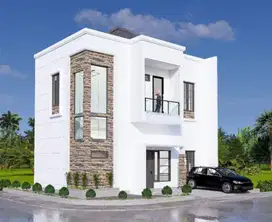 Dijual Rumah Modern Minimalis (On-Progres) Di Kireina Nusa Loka Bsd