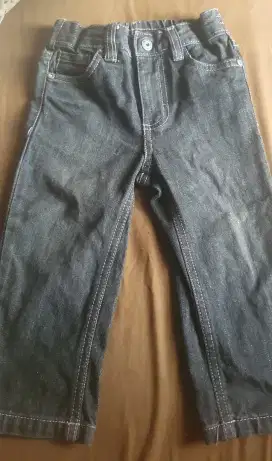 celana panjang anak bahan jeans,usia 1 thn