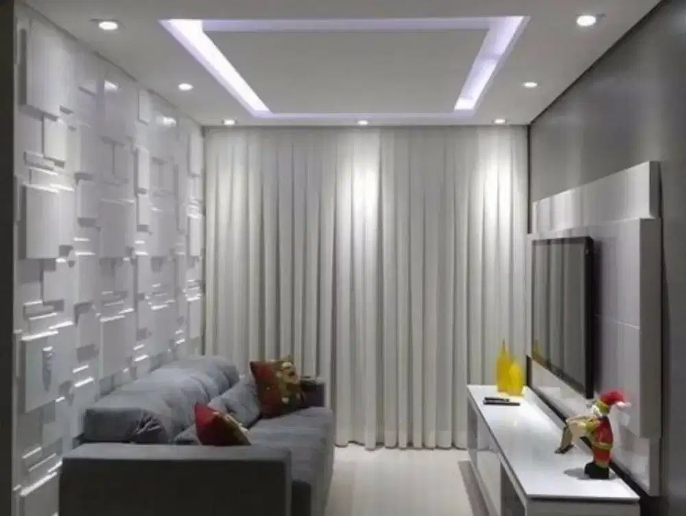 Pasang gordyn gorden murah vertikal roll blind jasa wallpaper dinding