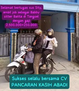 Lowongan kerja baby sitter dan asisten rumah tangga