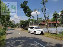 Tanah strategis pinggir jalan cocok untuk gudang di boyolali