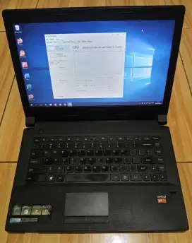Jual Laptop Lenovo B40 AMD A8, RAM 8GB, HDD 500GB siap pakai