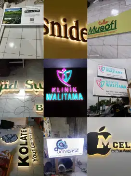 Papan nama toko