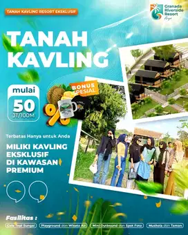 Jual Kavling Viral Tepi Sungai di Anyer Banten