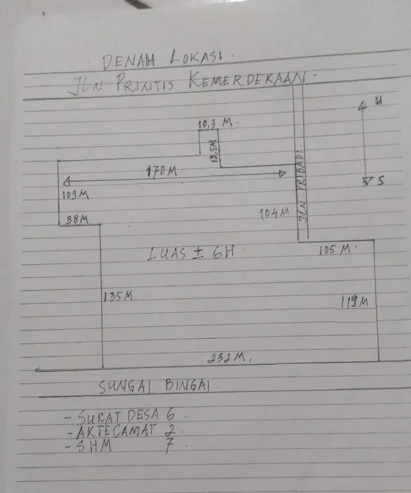 Tanah kebun sawit 4Ha non produksi