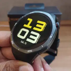 NEW JAM SMARTWATCH HUAWEI GT5 PRO TERBARU BLACK FREE STRAP
