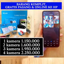 Promo Paket CCTV komplit gratis pasang garansi 1 tahun