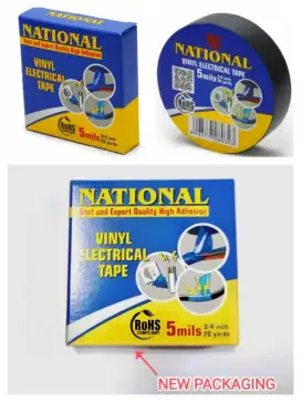 Lakban National Listrik Slasiban PVC Elektrical Tape 3/4 x 20Yard