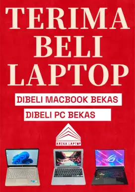 Terima Jual - Beli Laptop Bekas, Macbook Bekas, PC Bekas. Siap Jemput