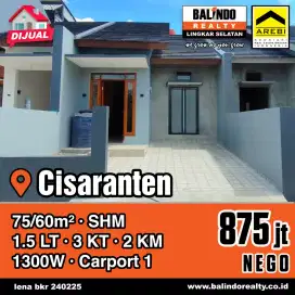 Jual Cepat Rumah Siap Huni Cisaranten Bisa KPR