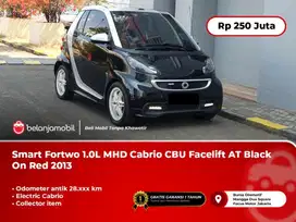 [ KM 28RB ] Smart Fortwo 1.0L MHD Cabrio Facelift AT Black 2013/2014