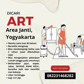 DIBUTUHKAN SEGERA ART/Pembantu area Janti Yogyakarta