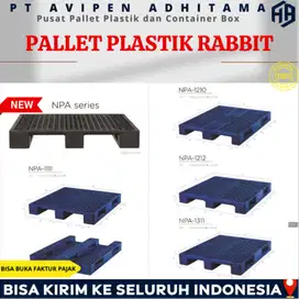 Pallet Plastik Rabbit Industri Tatakan Gudang Heavy Duty Bogor