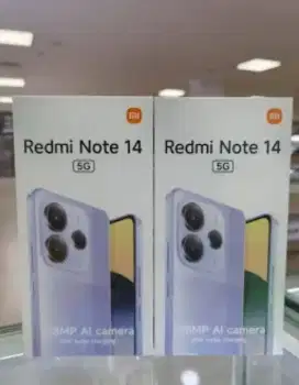 Xiaomi redmi note 14 5G 512gb ram 12gb dan8/256 resmi