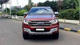 ford everes titanium diesel sunroof 2015 pakai 2016 merah tangan 1