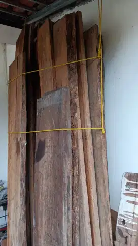 JUAL PAPAN JATI MENTAH 10 PCS UK 2 METER LARI