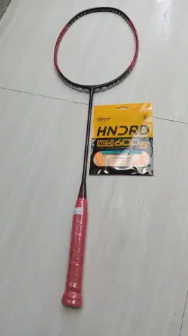 Raket badminthon merk JP power baru gress bonus senar