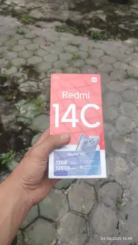 REDMI 14C (6/128GB) BARU, FRESH, GARANSI RESMI XIAOMI 15 BULAN