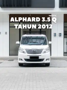 ( TDP 2JUTA) MOBIL TOYOTA ALPHARD 3.5 Q 2012 AUTOMATIC