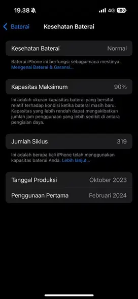 Jual iphone 15 pro 128gb natural titanium