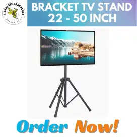 Braket Bracket TV Standing Tripod 22 - 50 Inch Adjustable