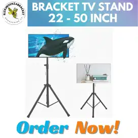 Bracket Standing Tripod Adjustable TV LED UHD Curved 24 - 50 Inch